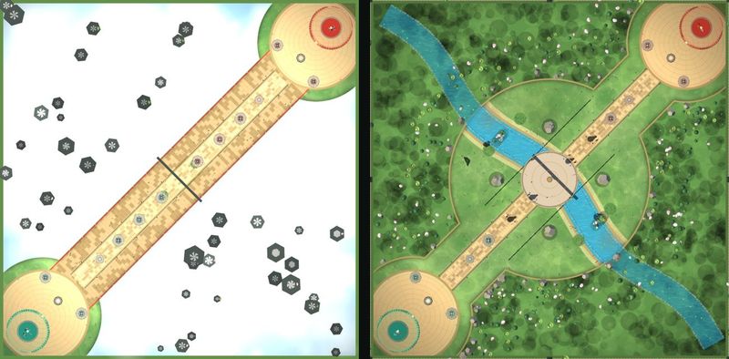 Heavenly Mandate game modes and maps screen
