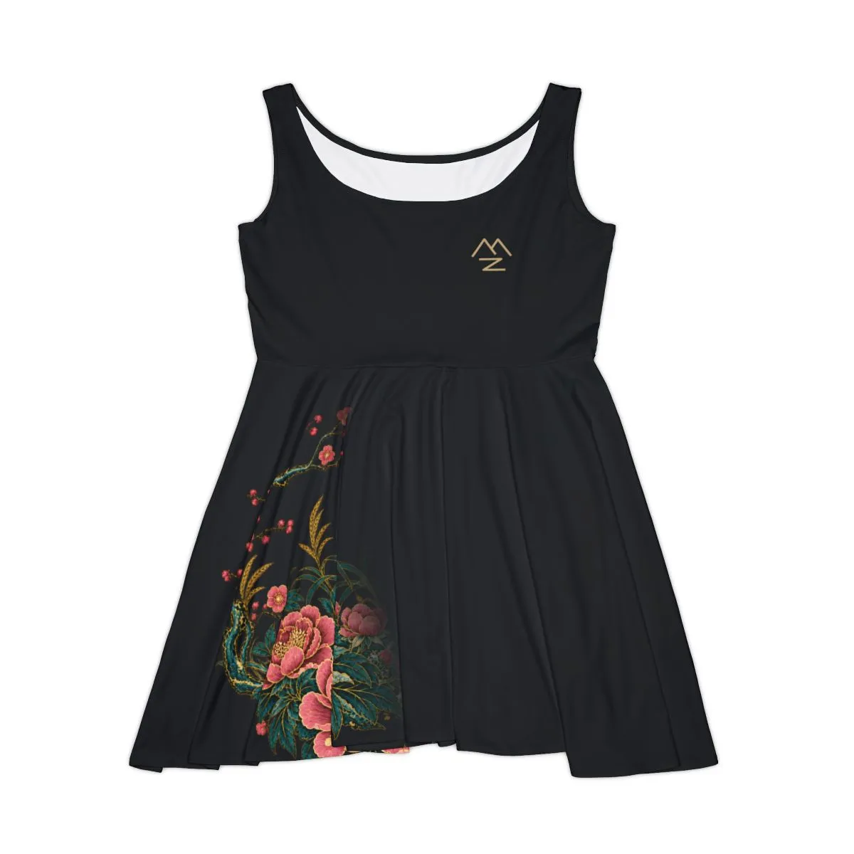 Crane Skater Dress by Zenith Clothing